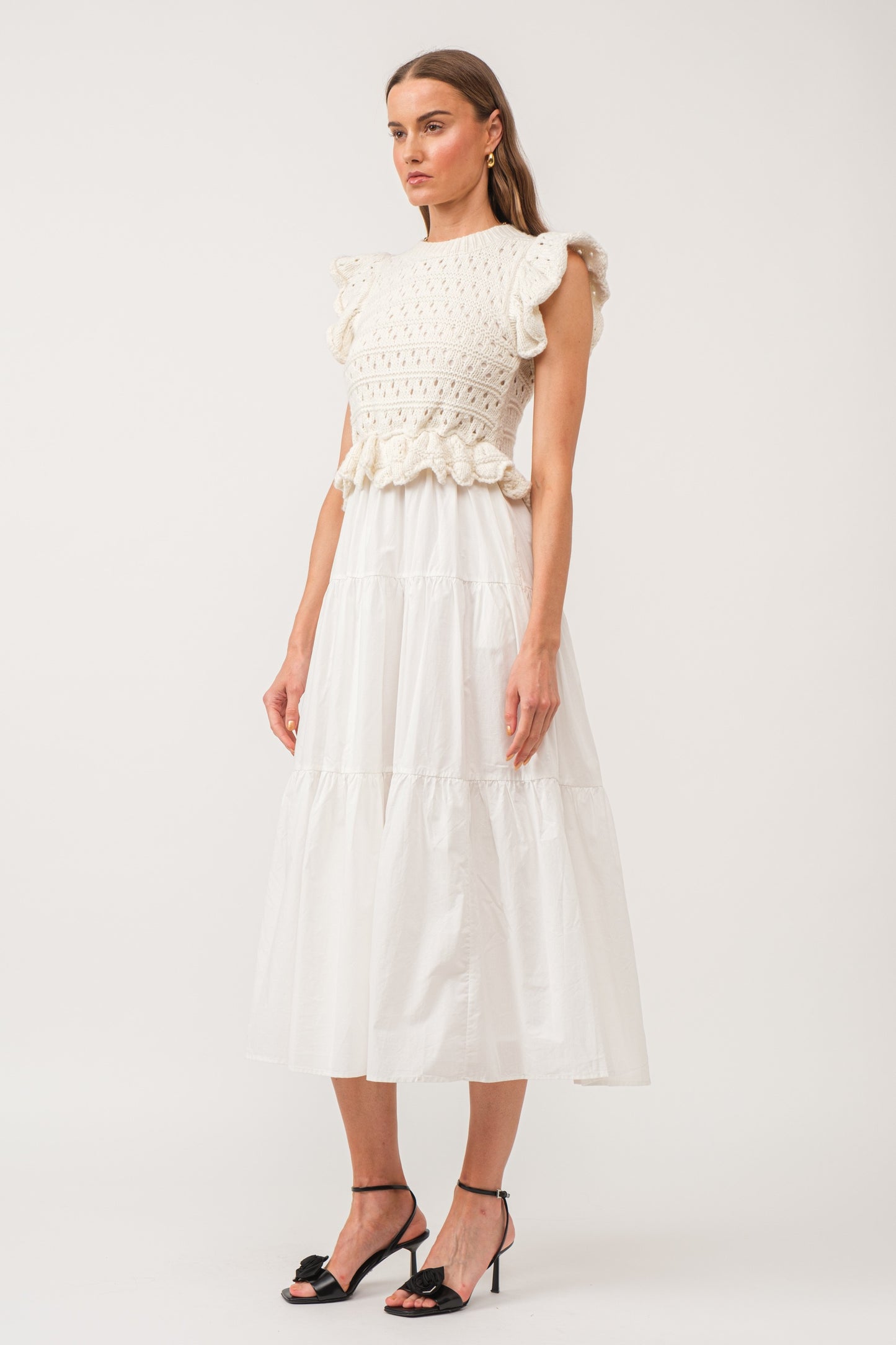 Laura Mixed Media Dress