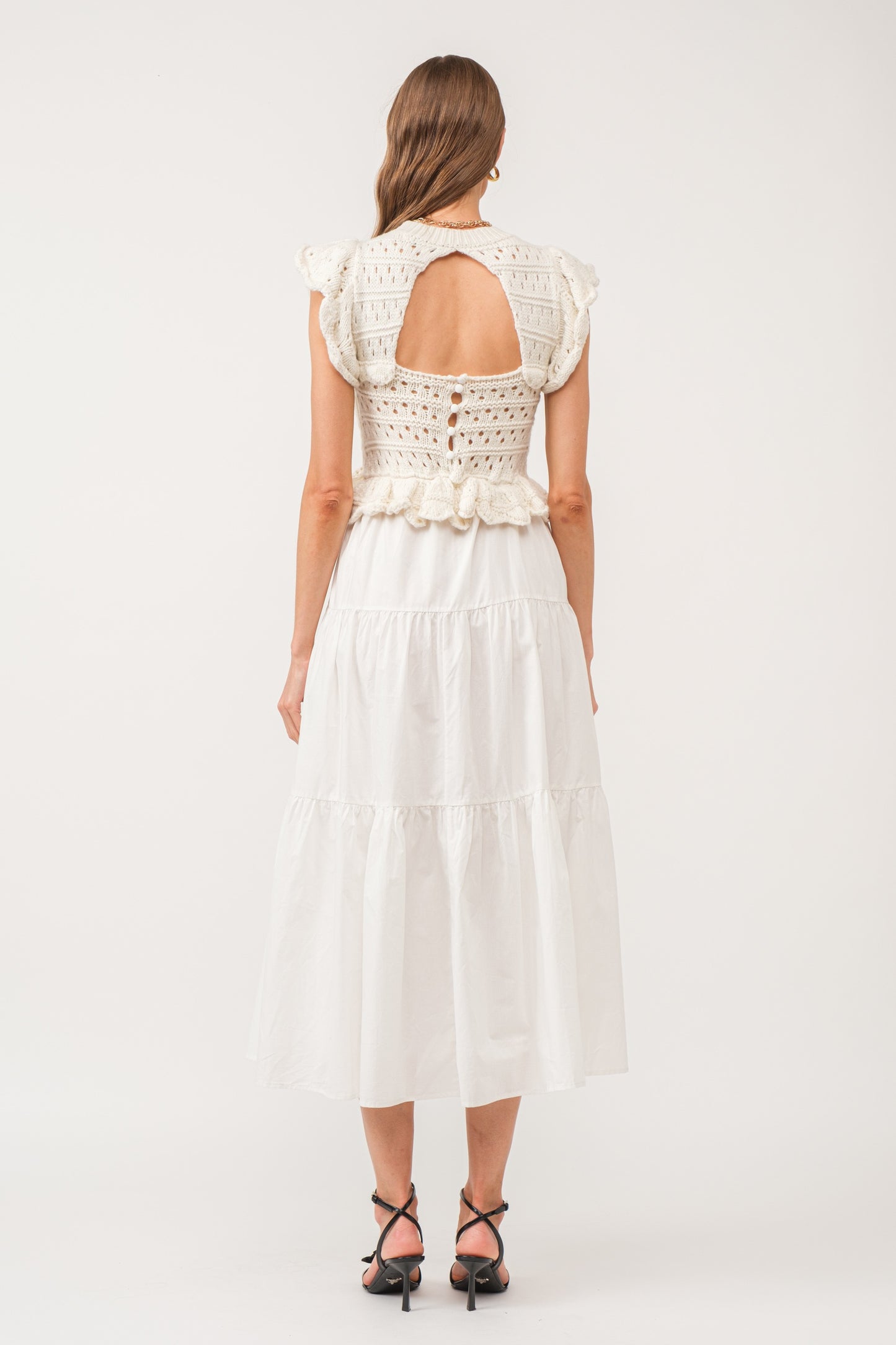 Laura Mixed Media Dress