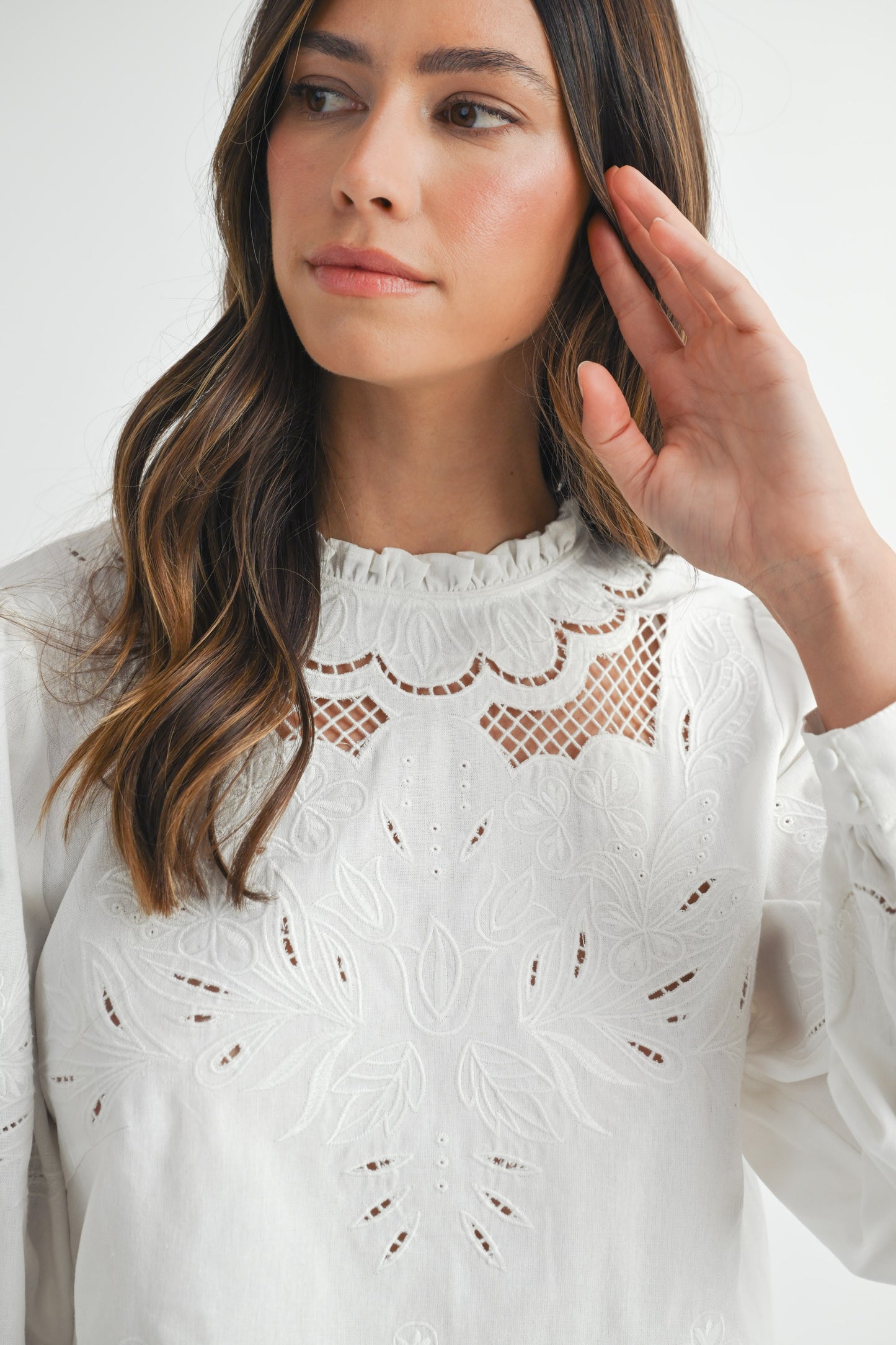 Krista Embroidered Top
