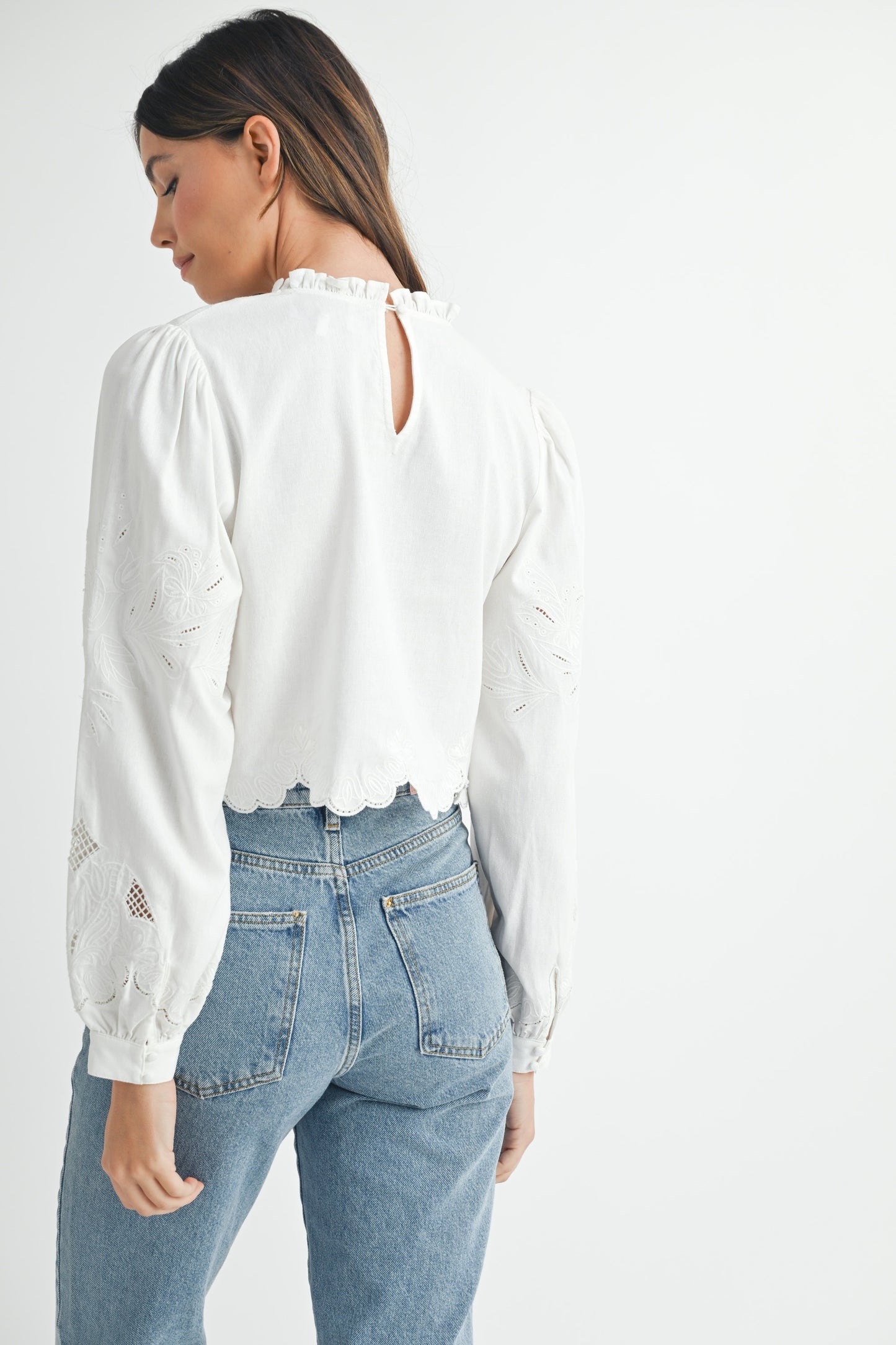 Krista Embroidered Top