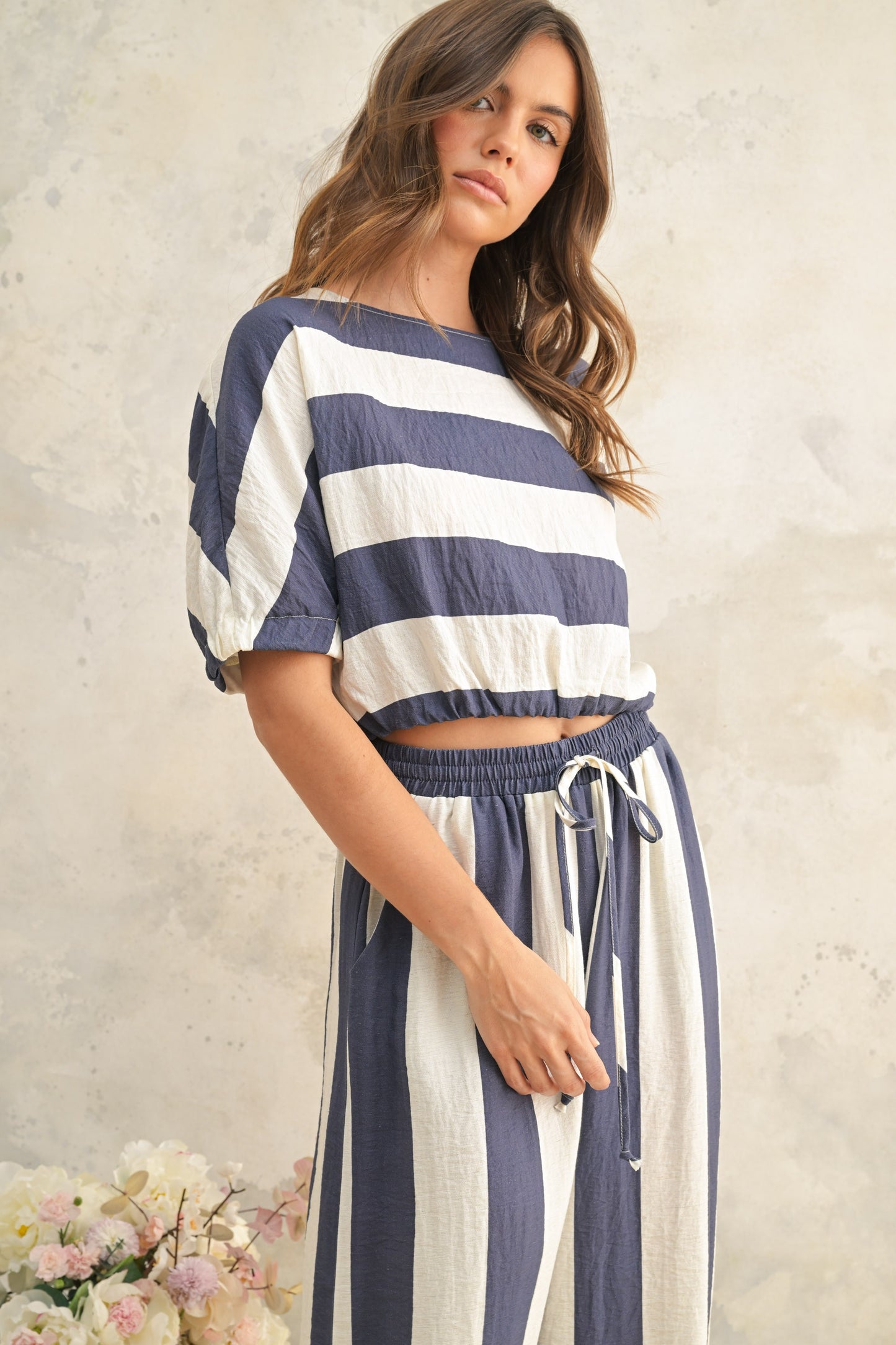 Waves Striped Top