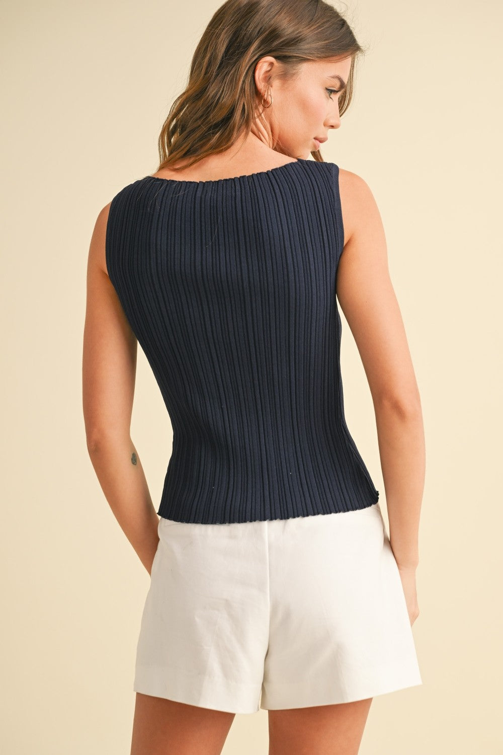 Ariella Ribbed Knit Top