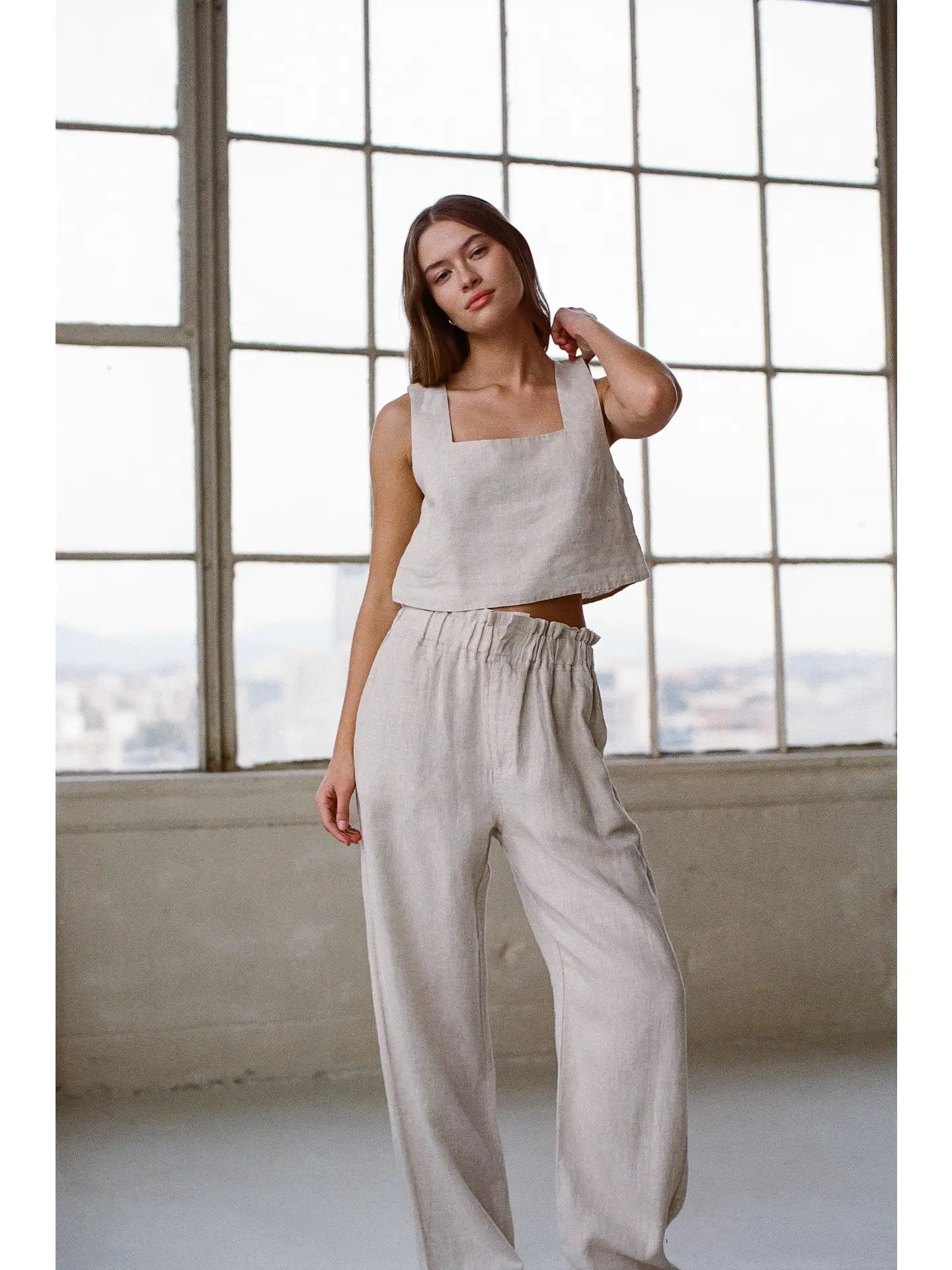 Summer Day Linen Top