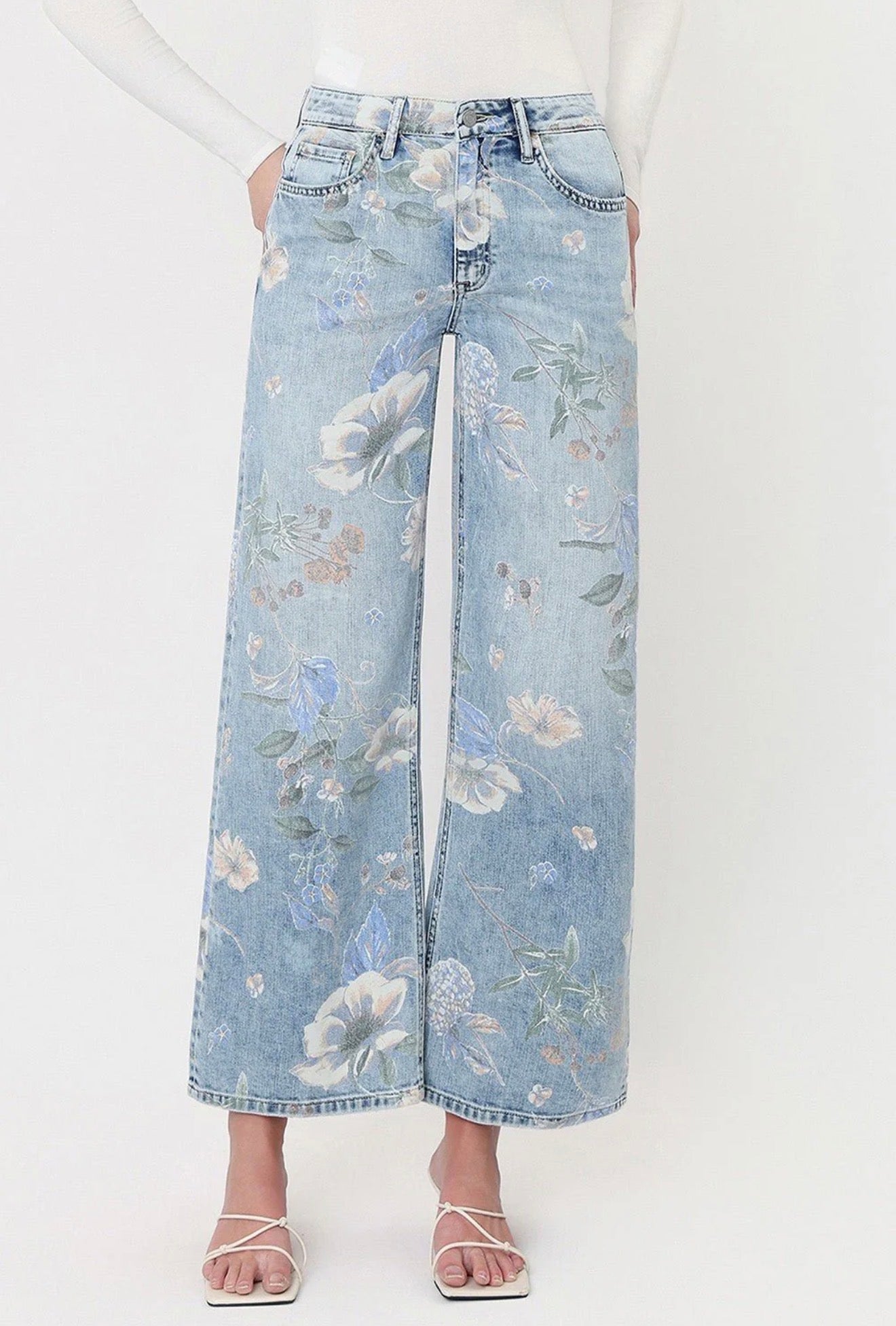 Cheryl Floral Jean