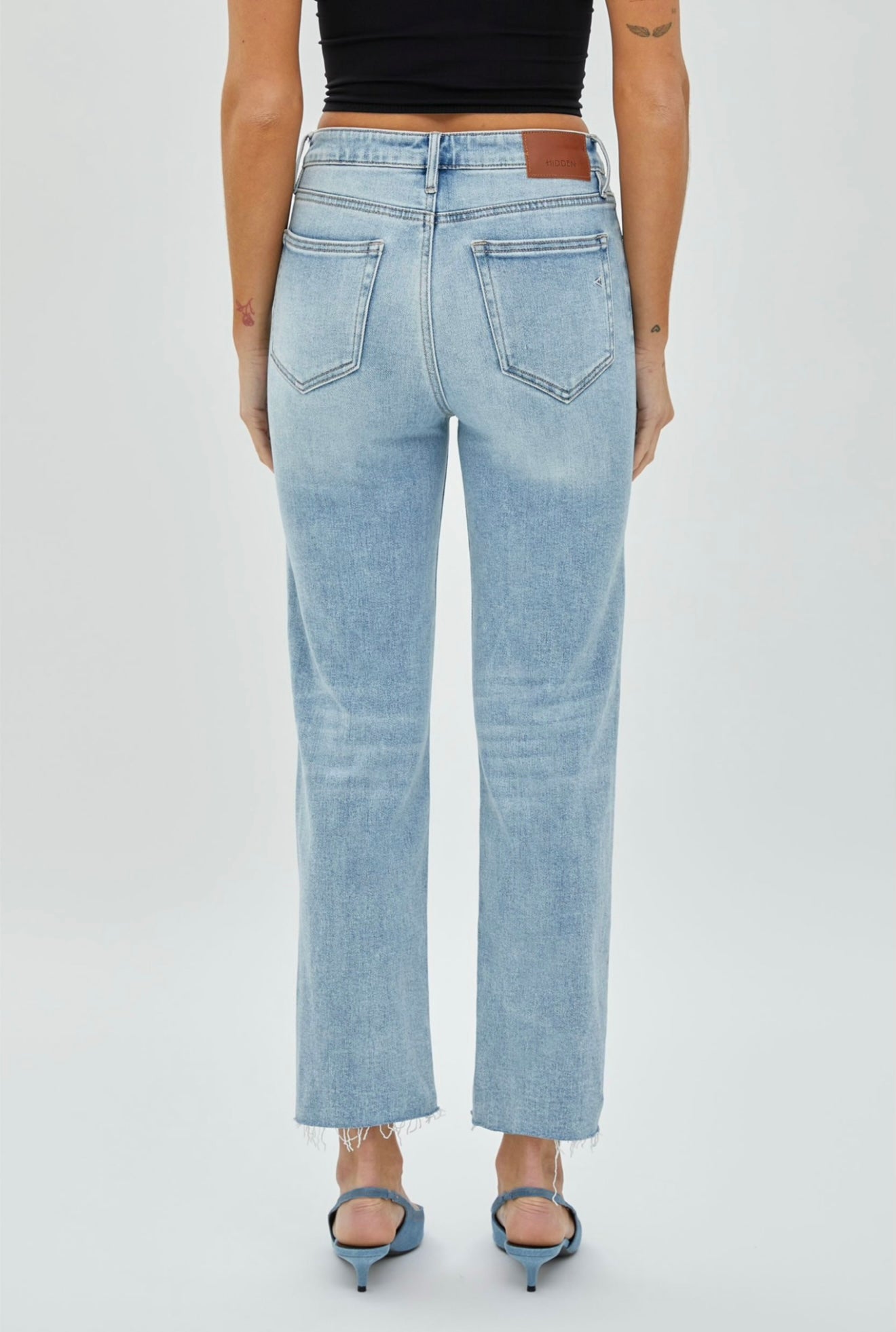 Tracey Light Crop Denim