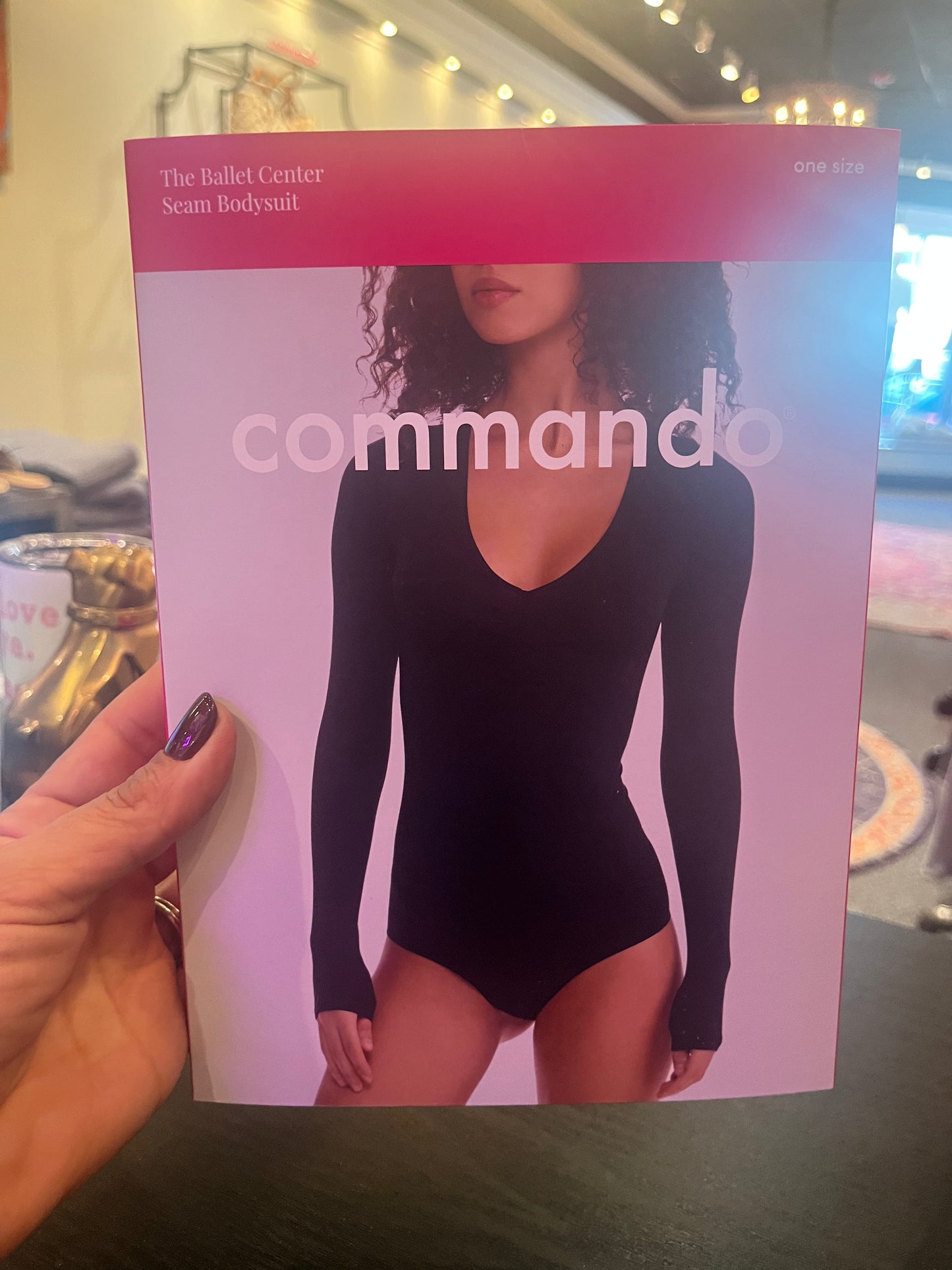 Ballet Center Seam Bodysuit