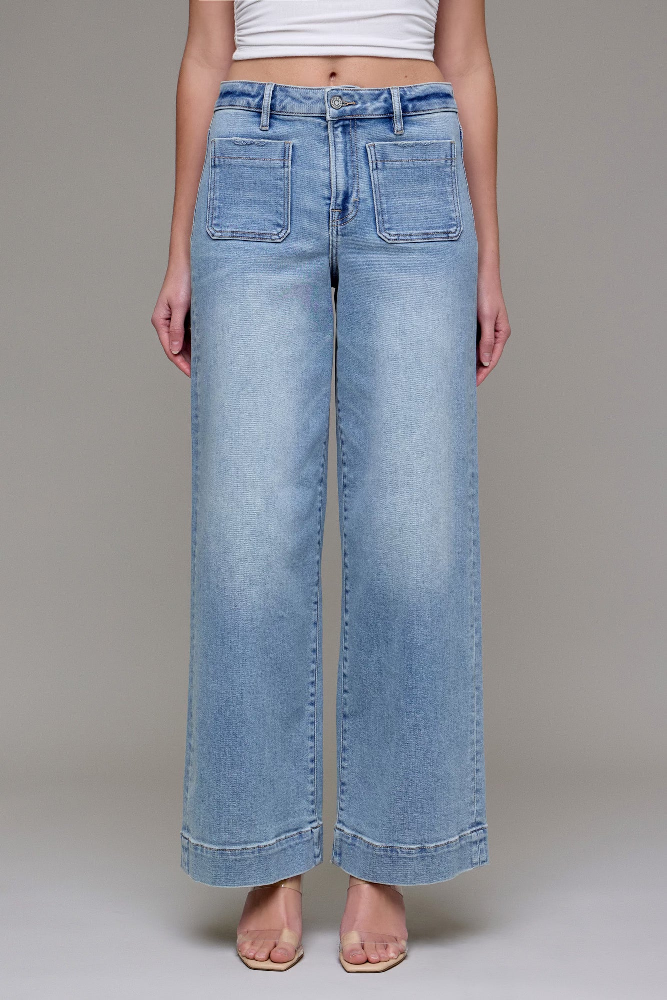 Nori Square Pocket Wide Leg