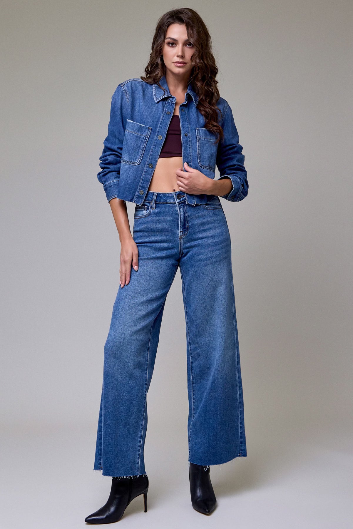 Vintage Crop Overshirt