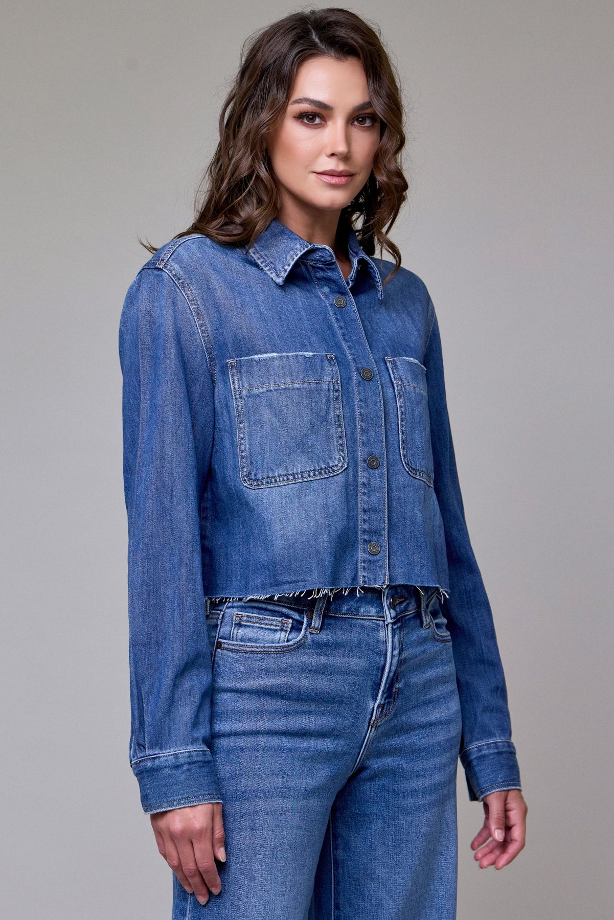 Vintage Crop Overshirt