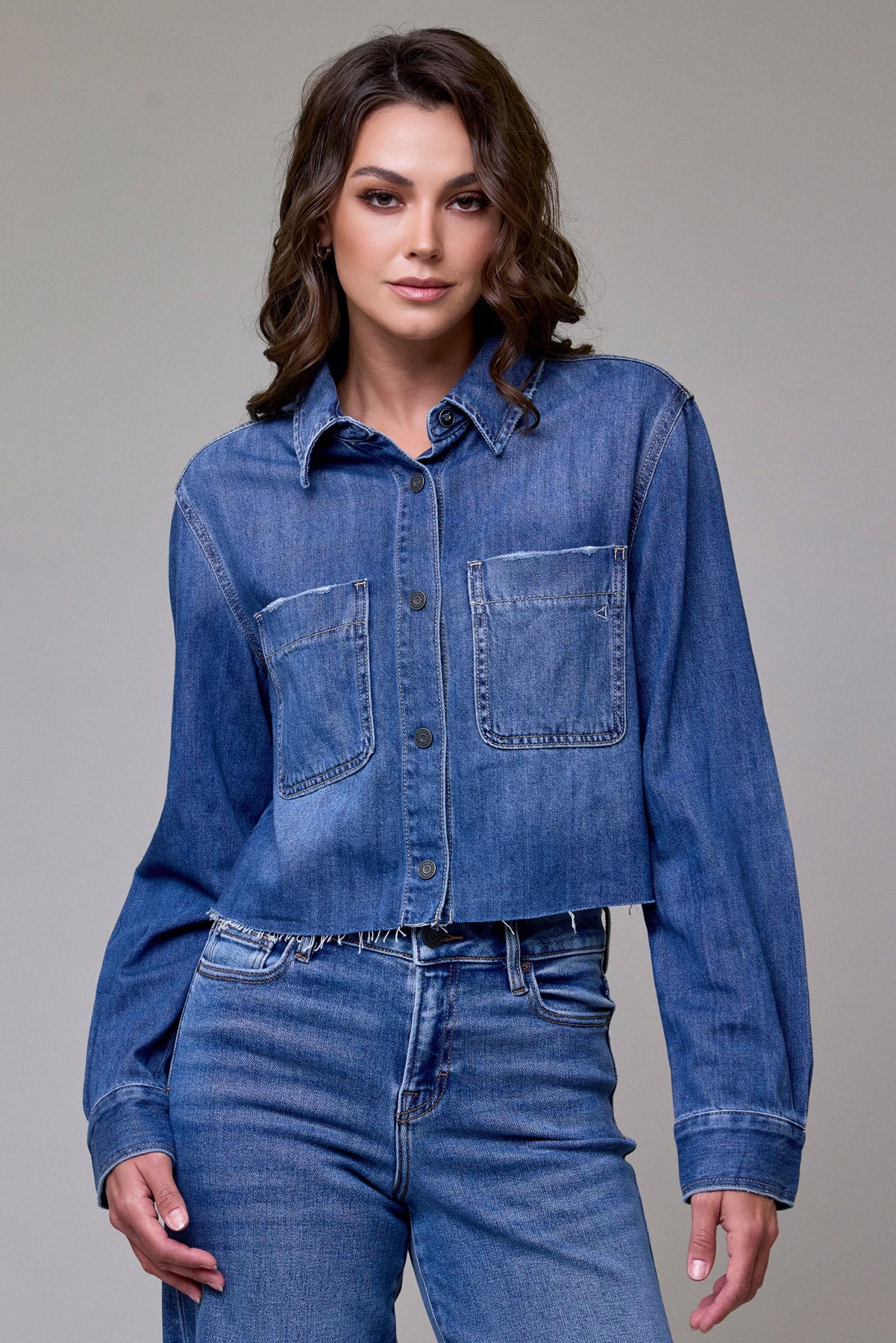 Vintage Crop Overshirt