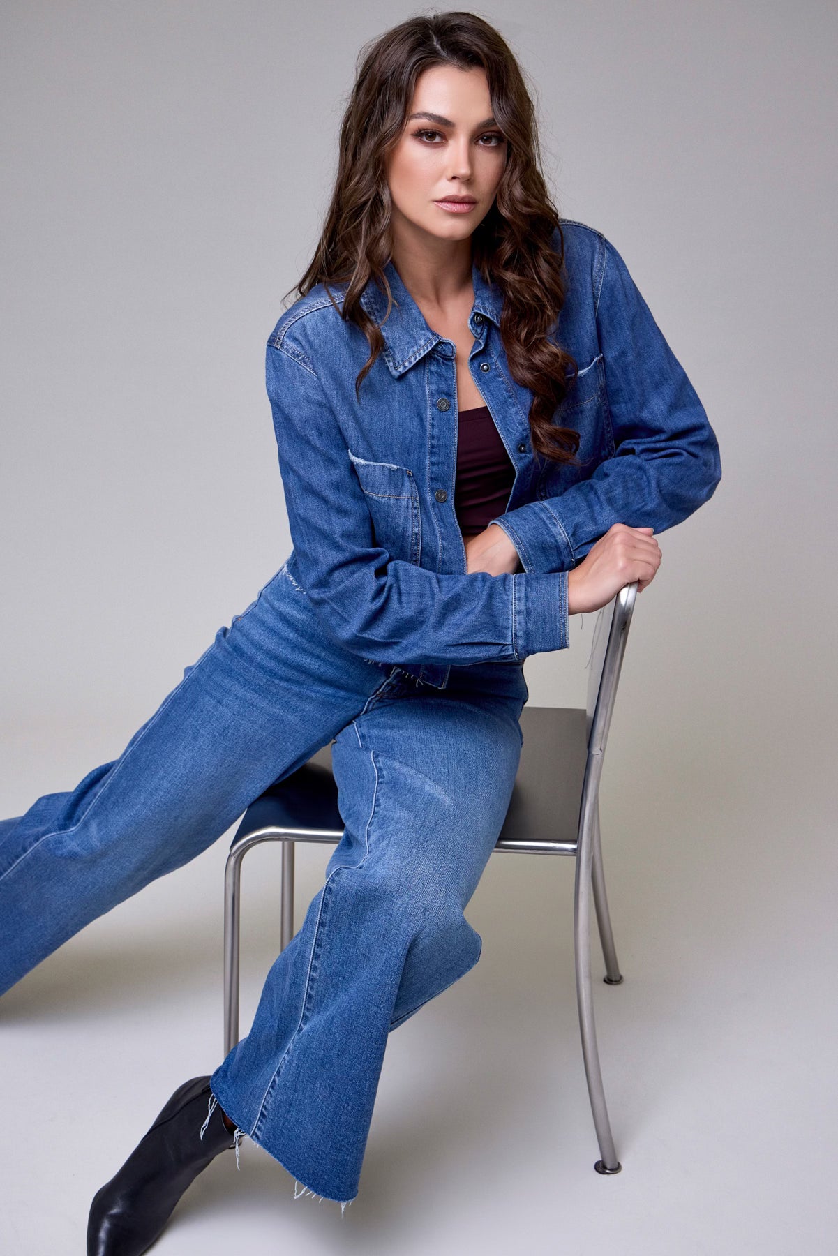 Vintage Crop Overshirt