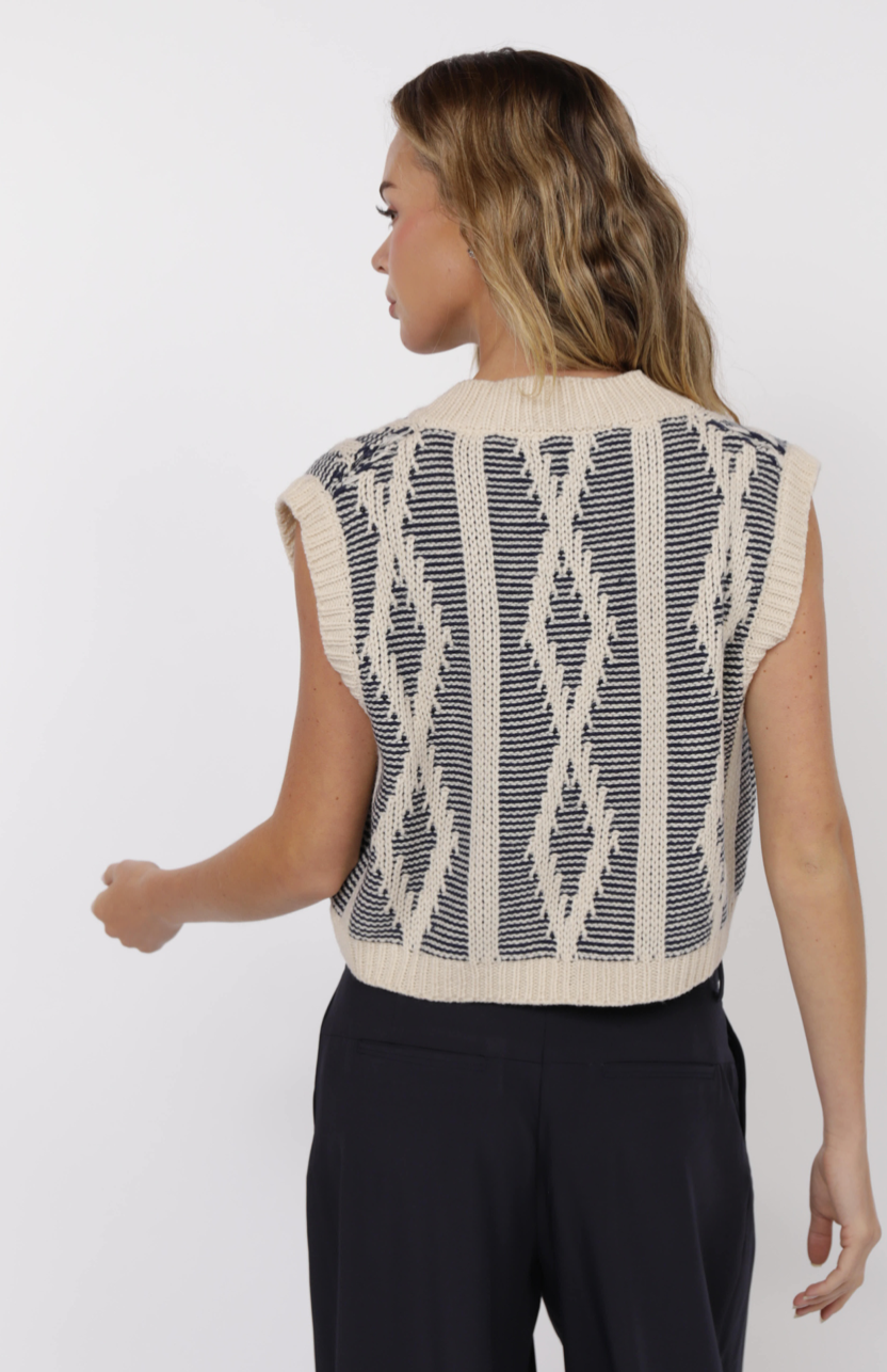 Macey Knit Sleeveless Sweater