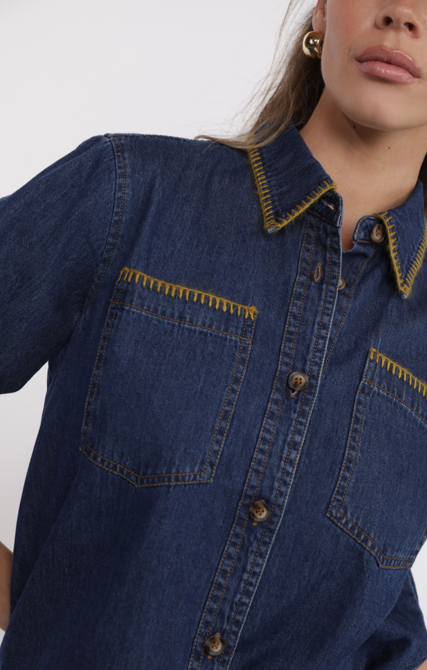 Maggs Denim Top
