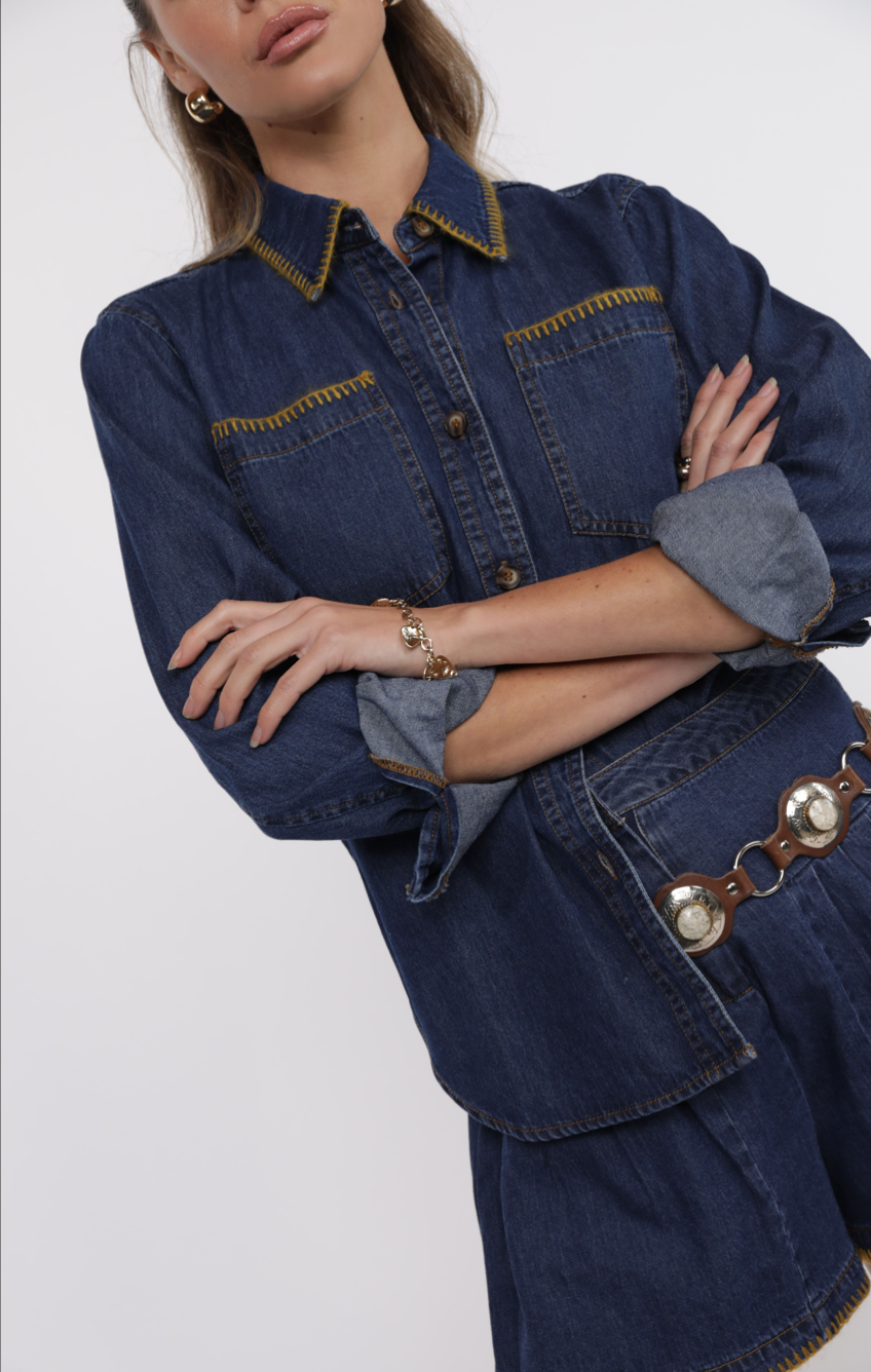 Maggs Denim Top