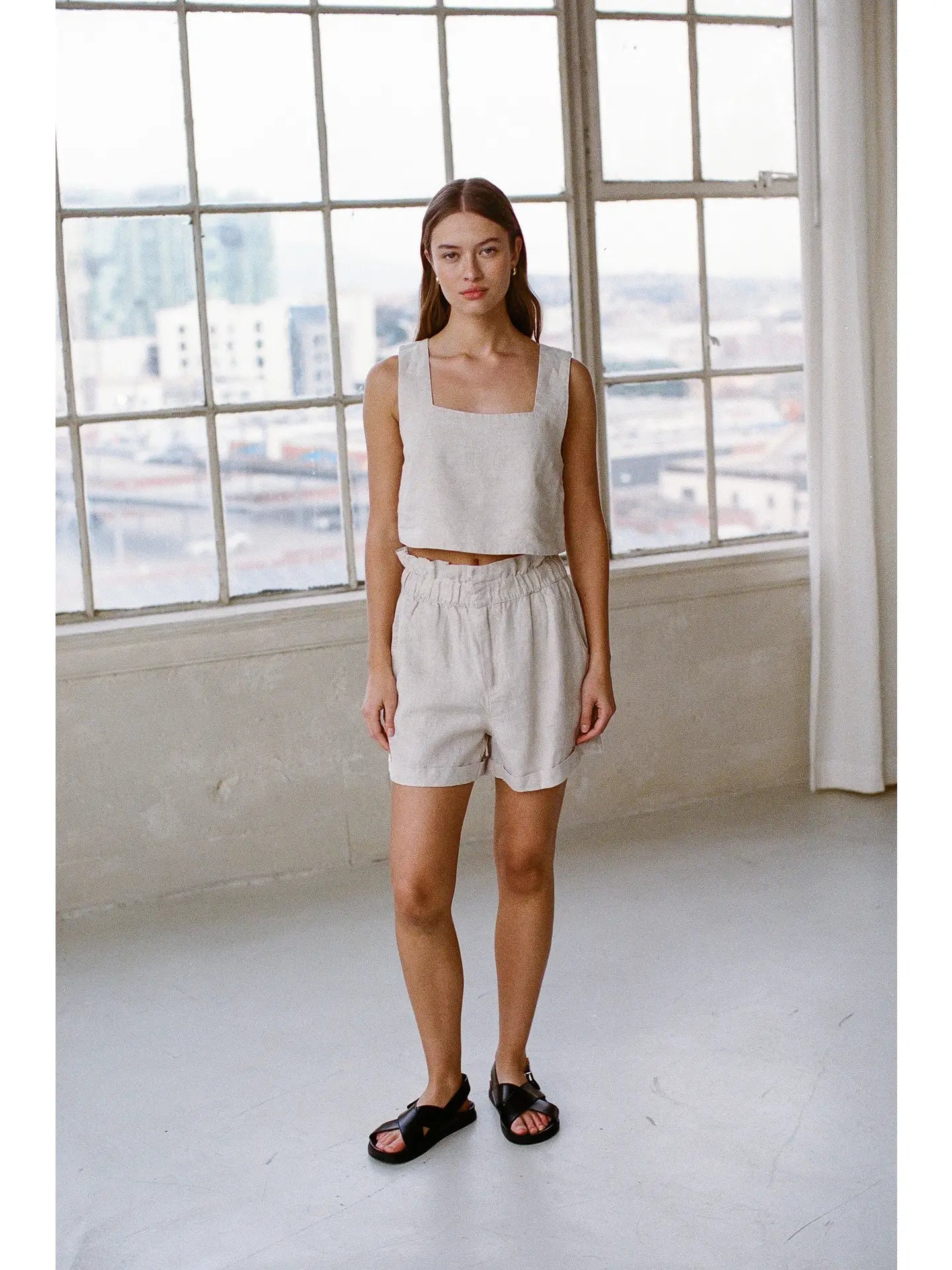 Summer Day Linen Top