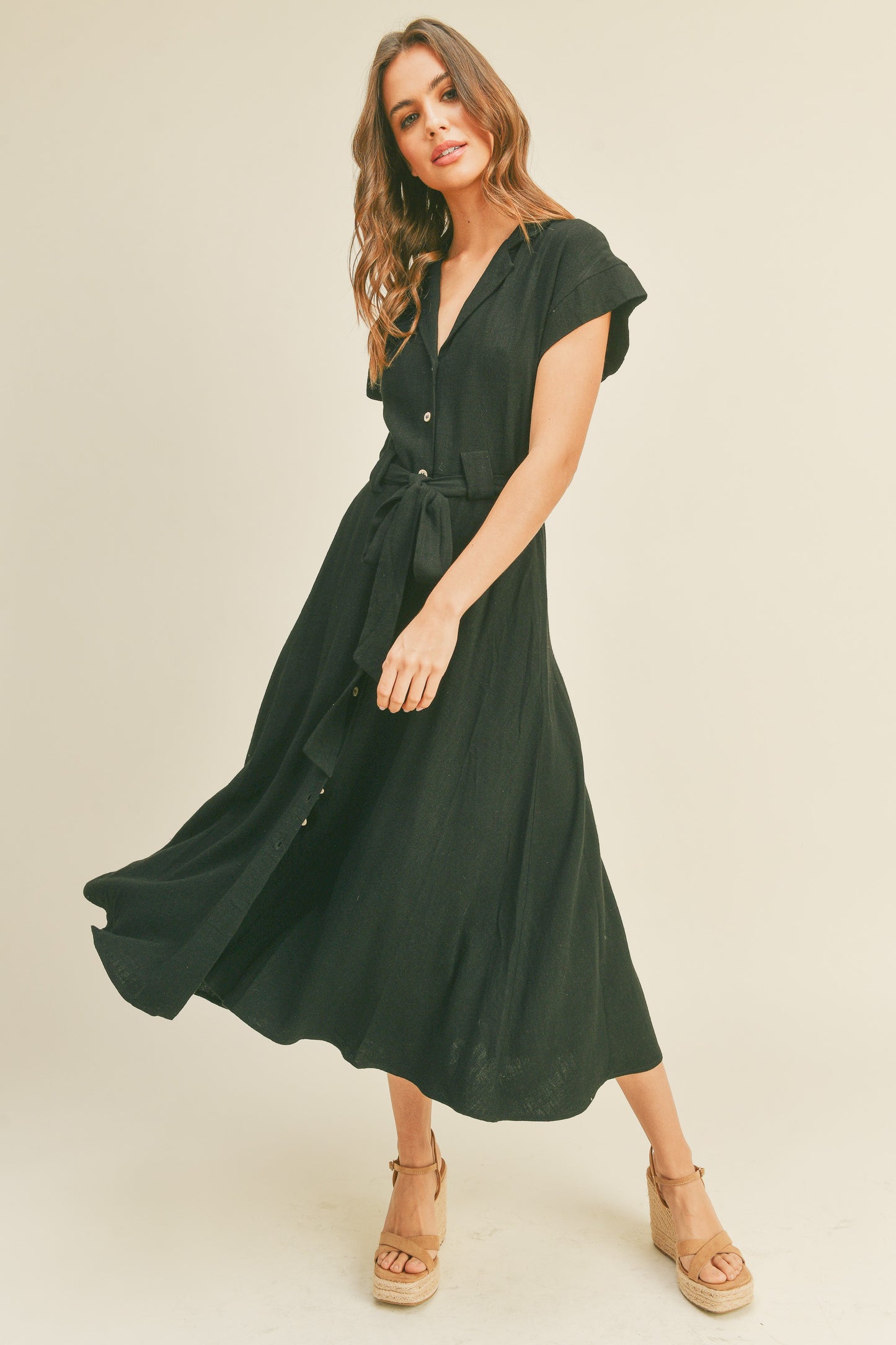 Siena Linen Dress