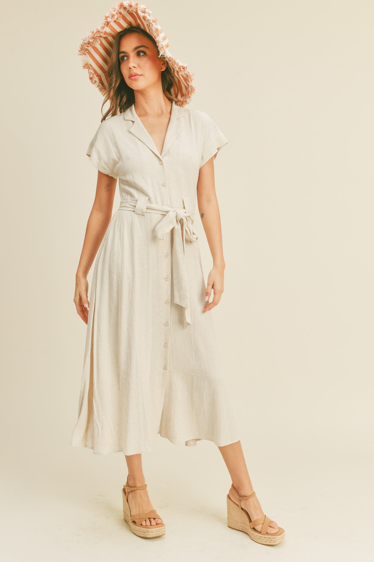 Siena Linen Dress