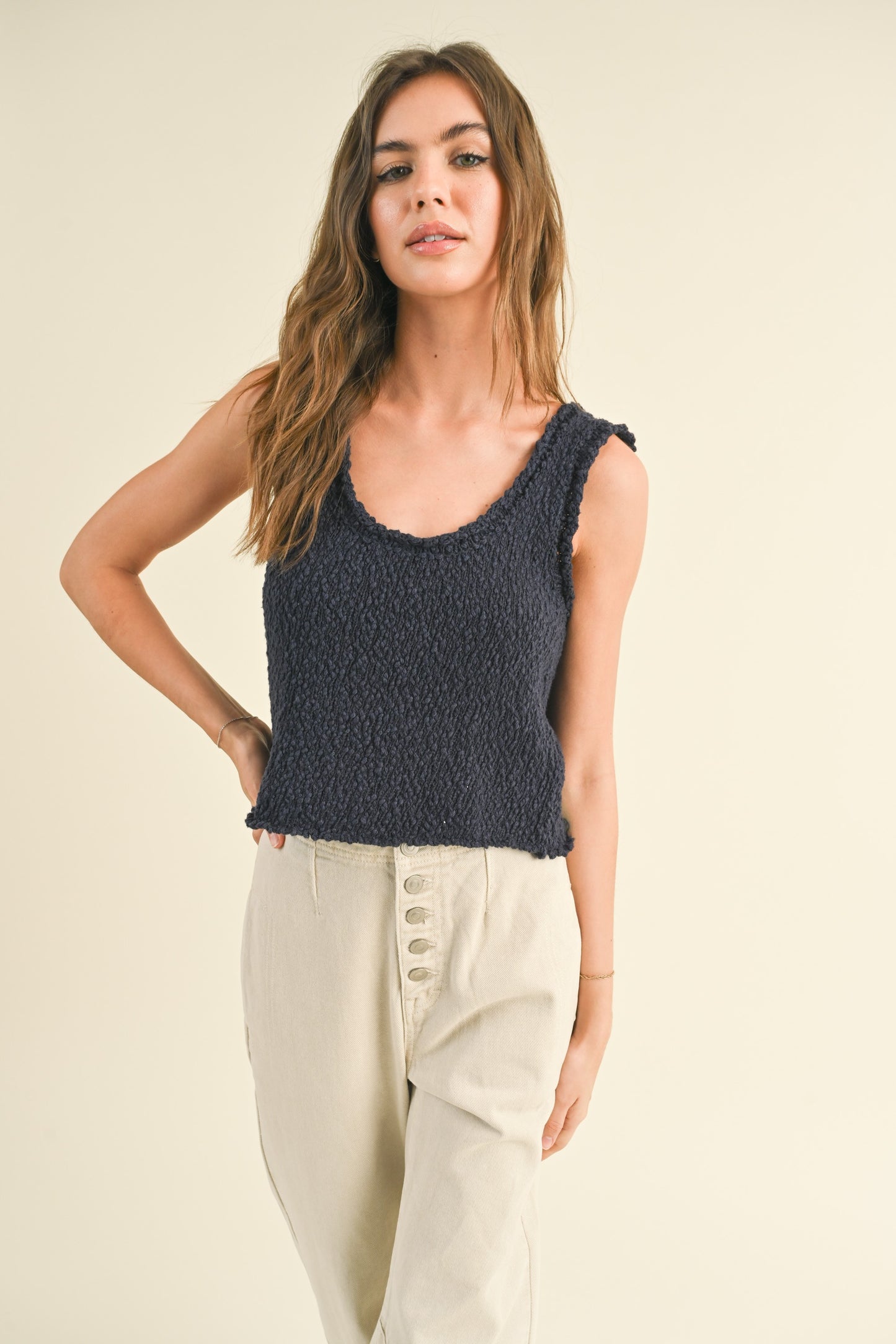 MIna Textured Top