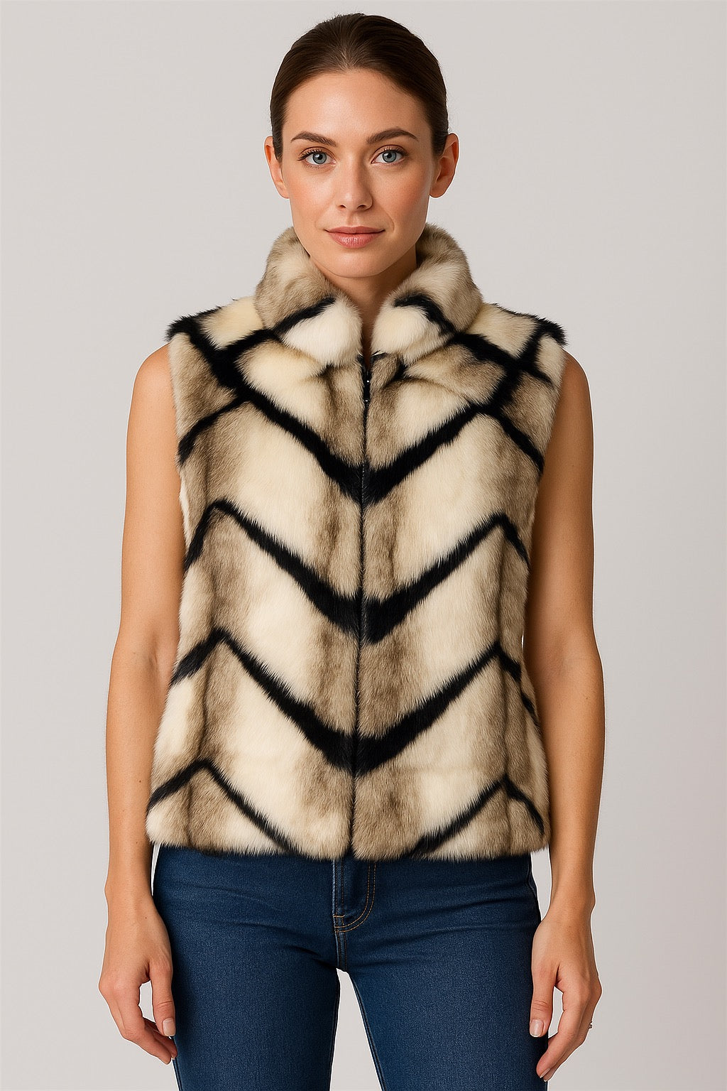 Evelyn Faux Fur Vest