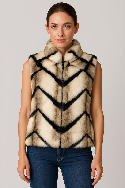 Evelyn Faux Fur Vest