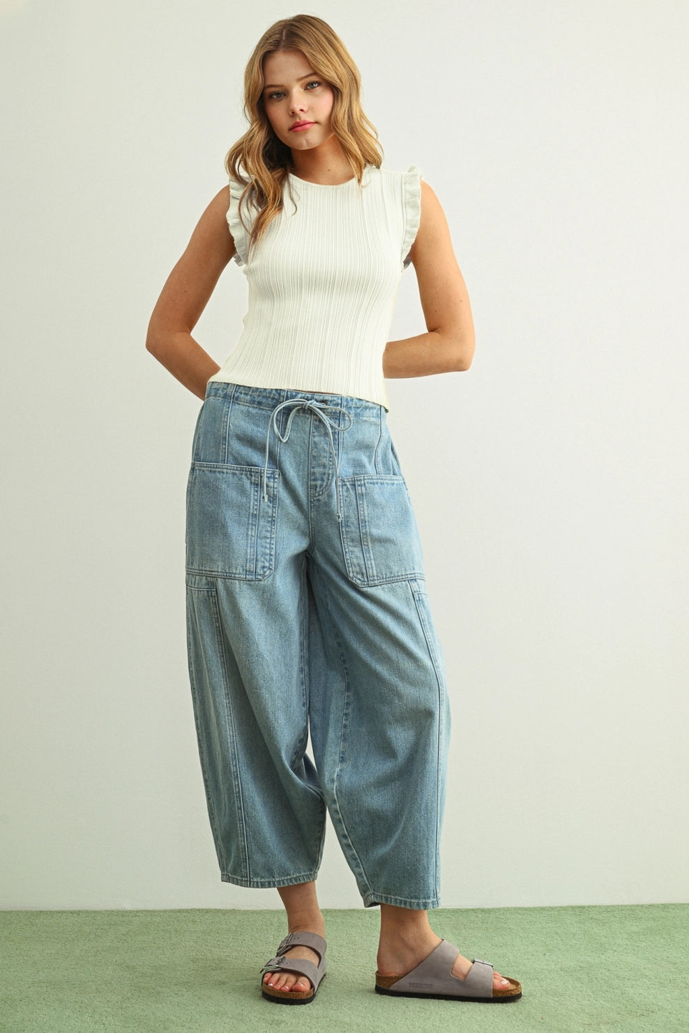 Lisa Flutter Sleeve Top