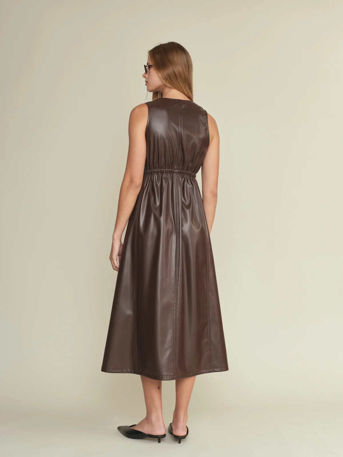 Dominic Vegan Leather Dress