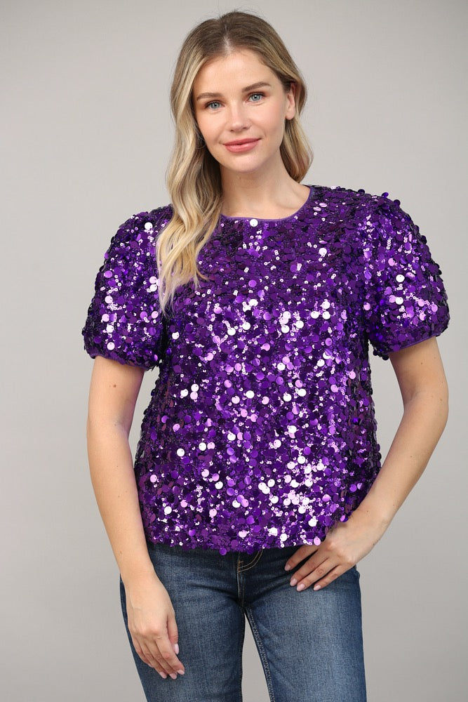 Felicity Sequin Top