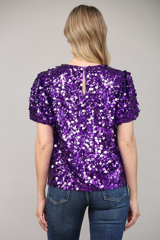 Felicity Sequin Top