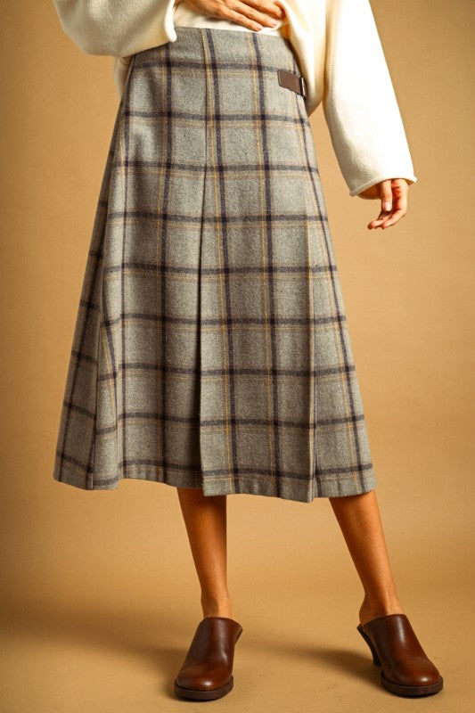 May Plaid Skirt