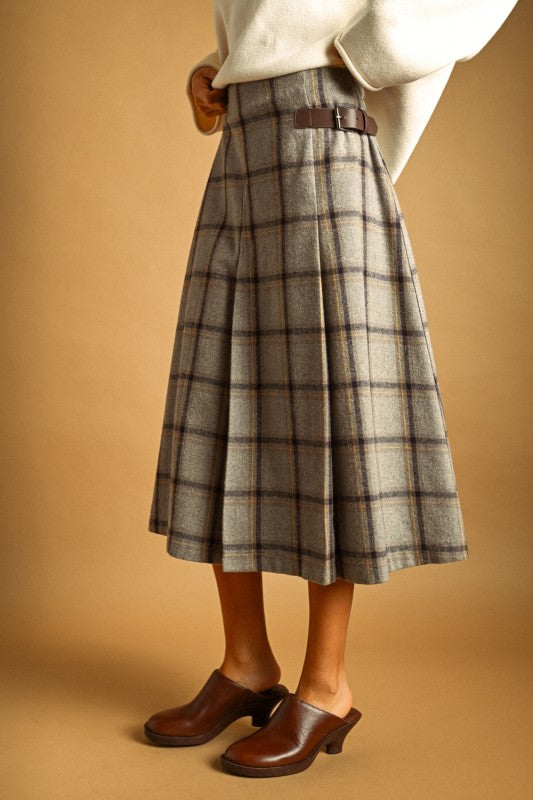 May Plaid Skirt
