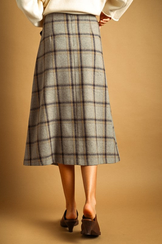 May Plaid Skirt
