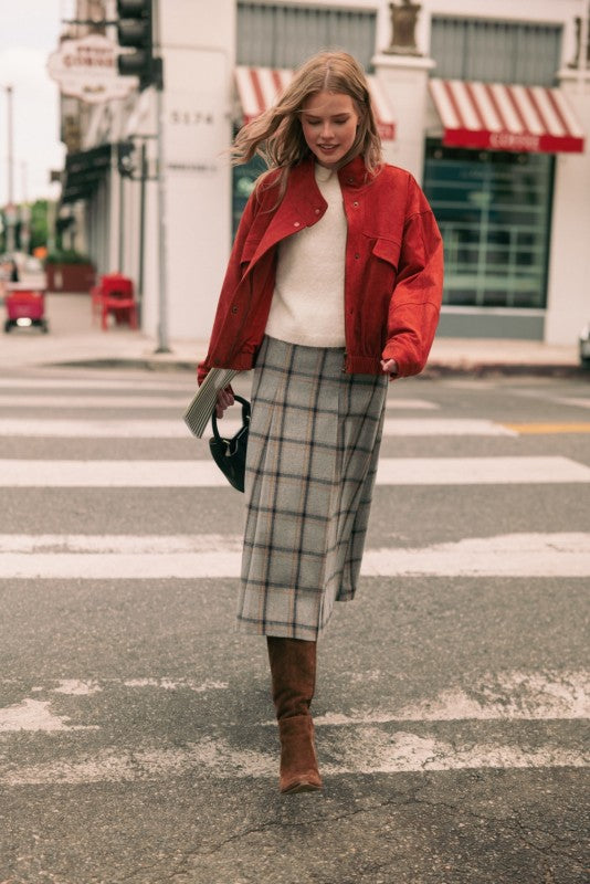 May Plaid Skirt