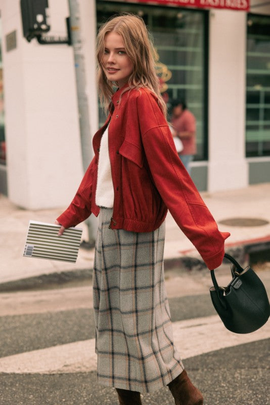 May Plaid Skirt