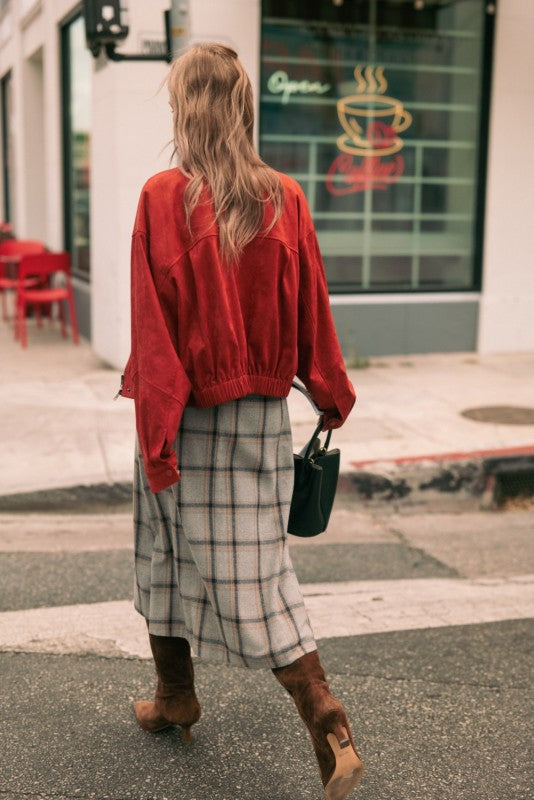 May Plaid Skirt