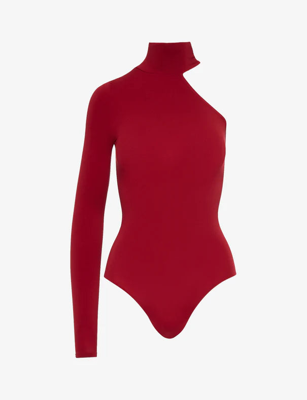 Garnet Ballet One Shoulder Bodysuit