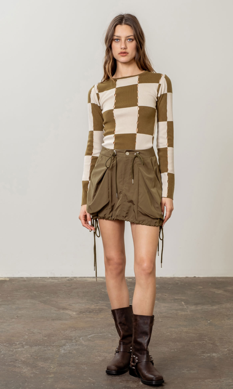 Willow Checkerboard Top