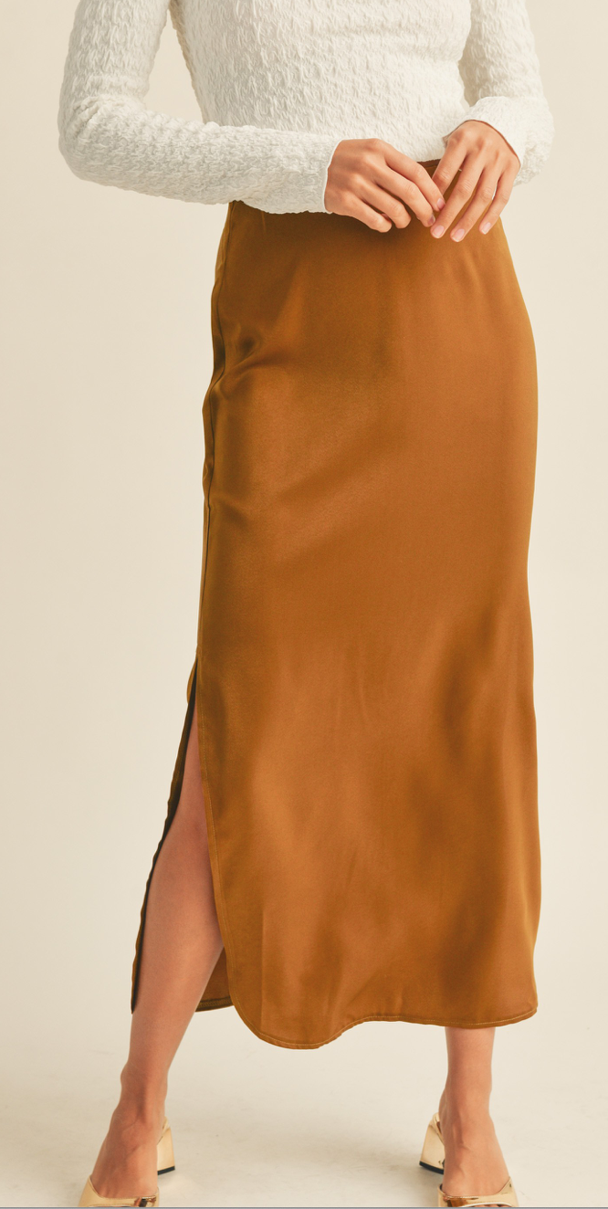 Silk Roads Side Slit Skirt