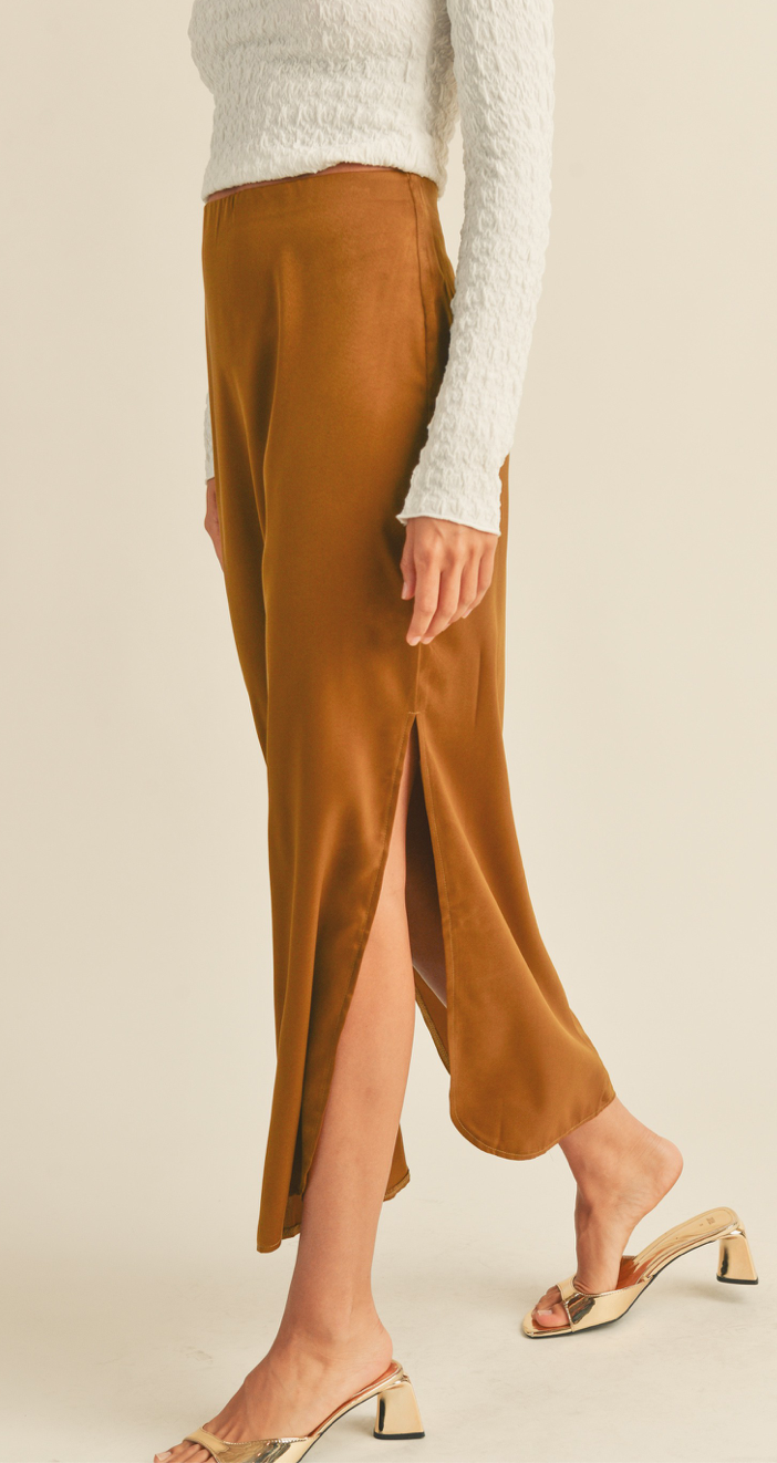 Silk Roads Side Slit Skirt